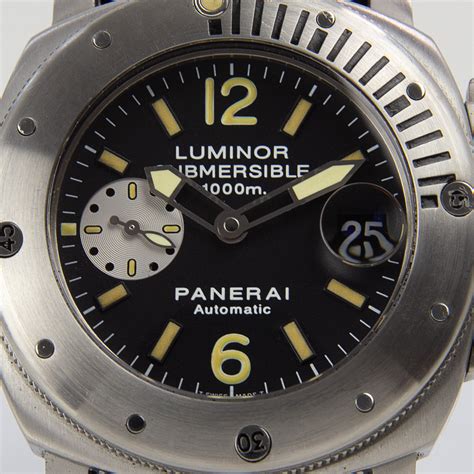 panerai op6541 cood 500|SIGNED PANERAI, LUMINOR SUBMERSIBLE MODEL, NO. E .